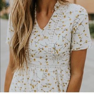 NWOT Roolee  Floral midi dress